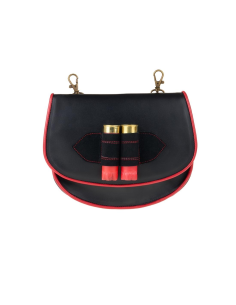 BOLSO CARTUCHO LIRIO RIBETE ROJO 3