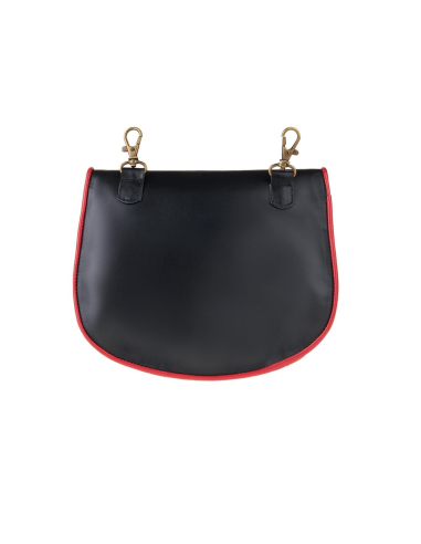 BOLSO CARTUCHO LIRIO RIBETE ROJO 3