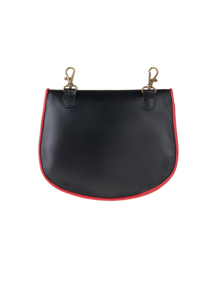 BOLSO CARTUCHO LIRIO RIBETE ROJO 3