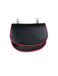 BOLSO NEGRO RIBETE ROJO 3