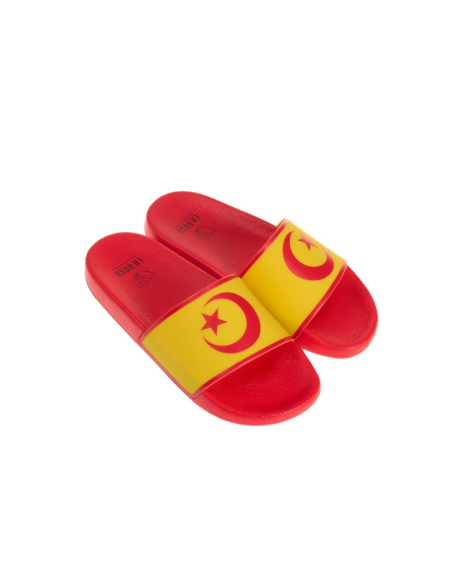 CHANCLA LUNA Y ESTRELLA ROJA