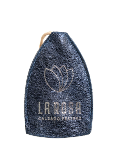 LLAVERO SOLIDARIO AZUL GLITTER