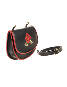 BOLSO ROSA ROJA HOJA DORADA/ROJO 3 2