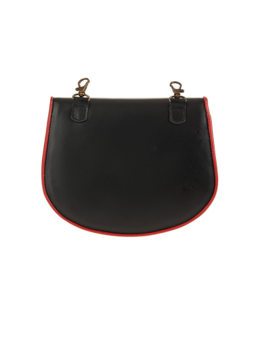 BOLSO ROSA ROJA HOJA DORADA/ROJO 3