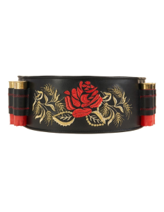 CANANA INFANTIL ROJO/ DORADO VELCRO