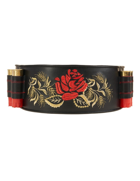 CANANA INFANTIL ROJO/ DORADO VELCRO