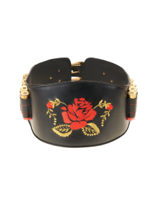 ROSA ROJA HOJAS DORADAS HE 2