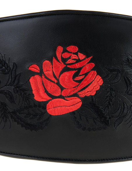 ROSA ROJA ESPIGAS NEGRAS HE