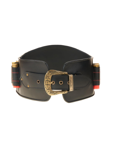 ROSA ROJA HOJAS VERDE / DORADO HE