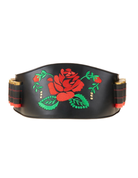 ROSA ROJA HOJAS VERDES HE