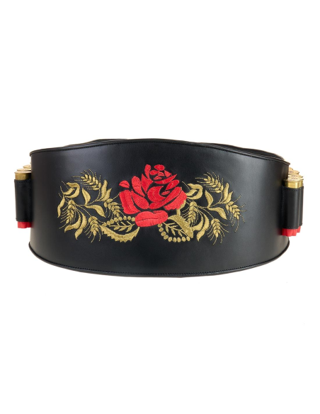 ROSA ROJA ESPIGAS DORADAS HE