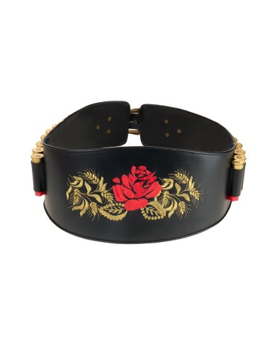 ROSA ROJA ESPIGAS DORADAS HE